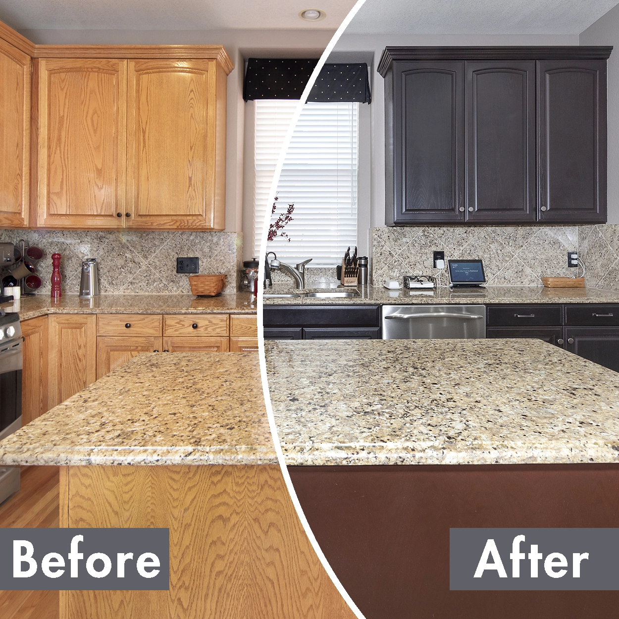 Cabinet Color Change N Hance, How To Change Stain Color On Kitchen Cabinets