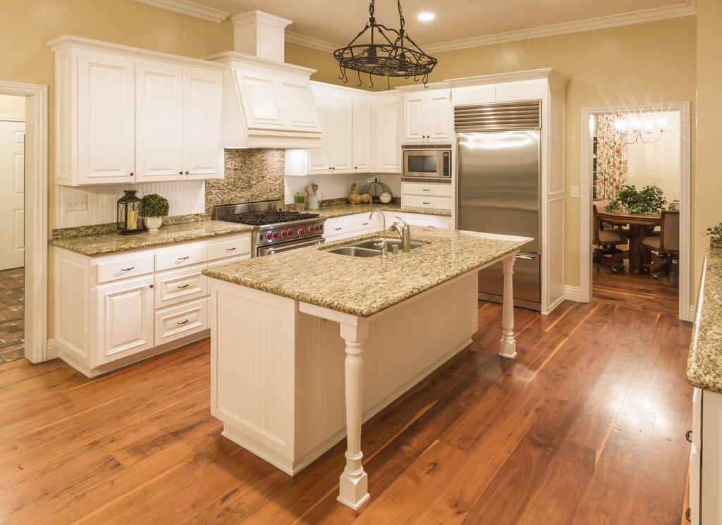 Cabinet Refacing Tips Mix Match With, How To Match Granite Countertops Wood Floor