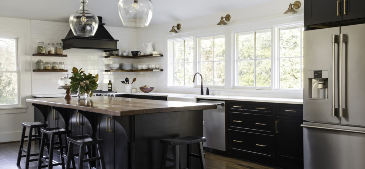 Cabinet Painting The Pros Cons Of Dark Cabinets N Hance - What Color To Paint A Kitchen With Black Cabinets