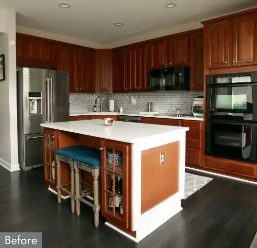 Before-Cabinet Door Replacement