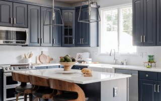 newly installed kitchen cabinets by N-Hance
