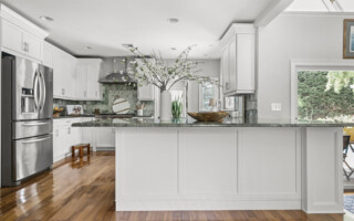 new kitchen cabinets and countertop