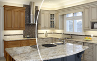 kitchen cabinet with opaque finish in Tulsa kitchen