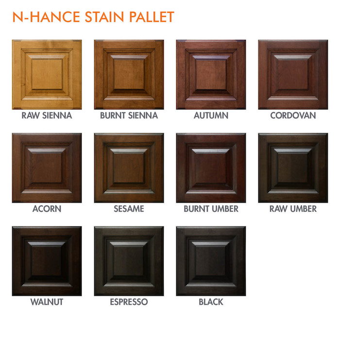 Stained Cabinet Color Change N Hance