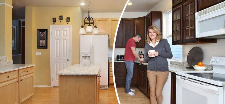 Cabinet Color Change Service