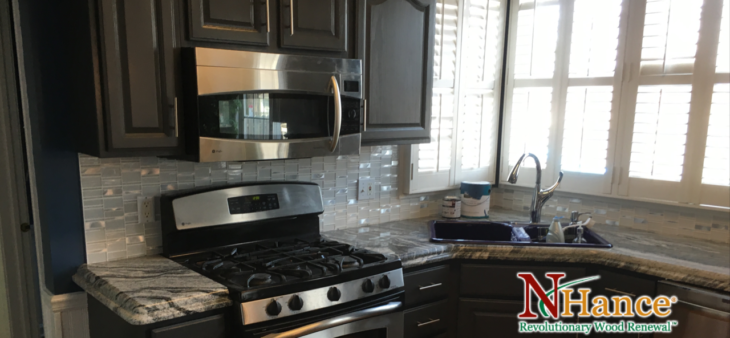 Professional cabinet painting in Monroe