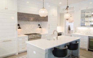 white kitchen remodeled