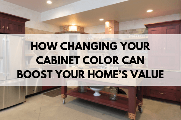 Cabinet color change in Chico, Ca