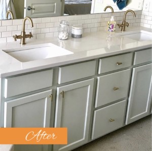 bathroom cabinets after pic