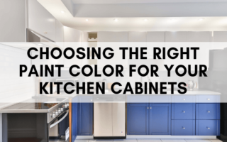 blue painted cabinets in Morris County