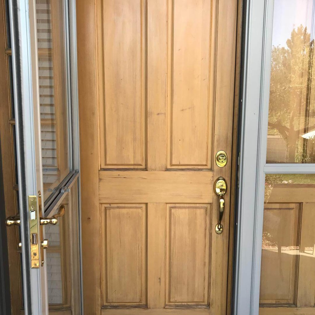 refinishing front door