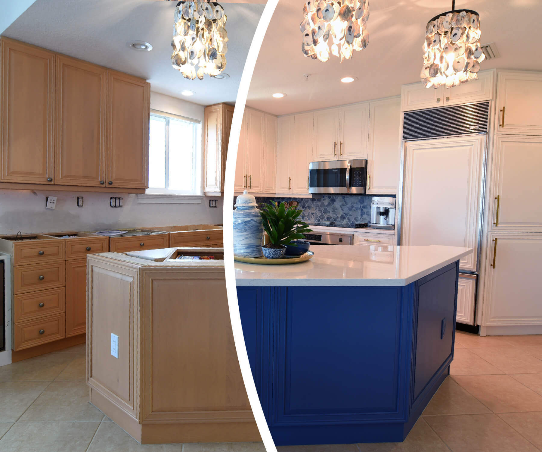 Kitchen Cabinet Painting N-Hance of Seattle