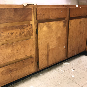 Classic Cabinet Refinishing - Before Photo