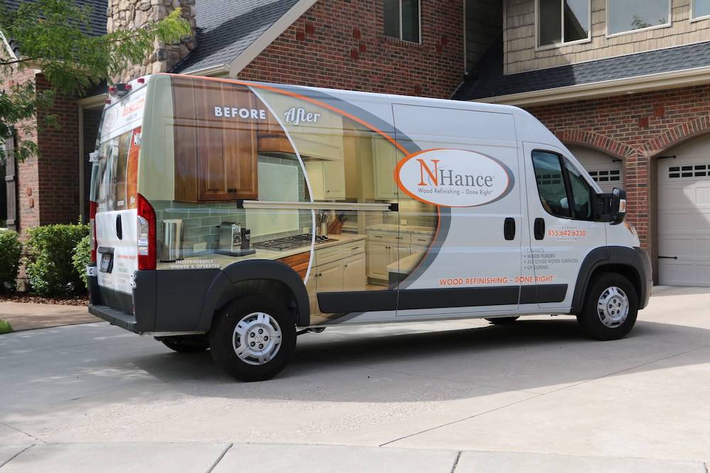 N-Hance of Central Jersey technician van