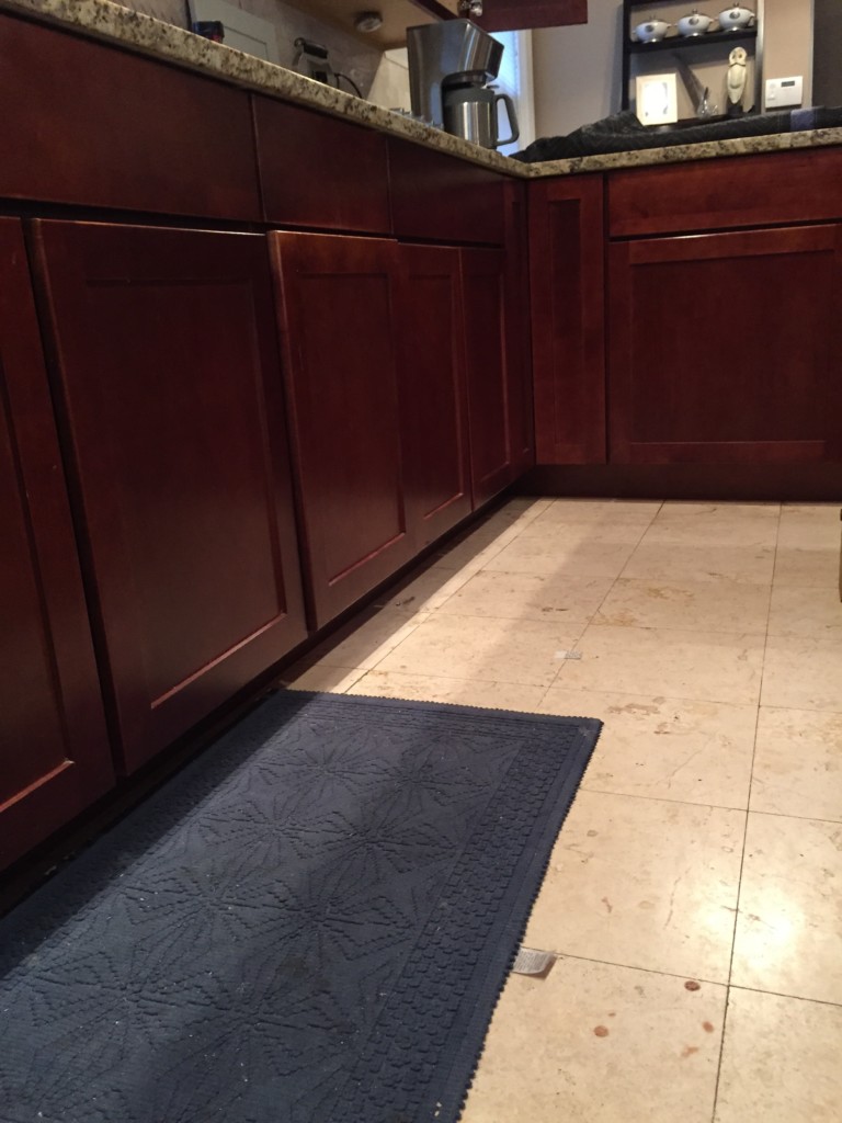 red oak bottom cabinets