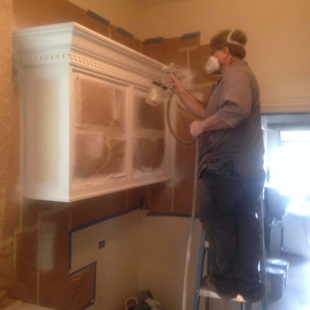 tech performing cabinet painting  naperville il