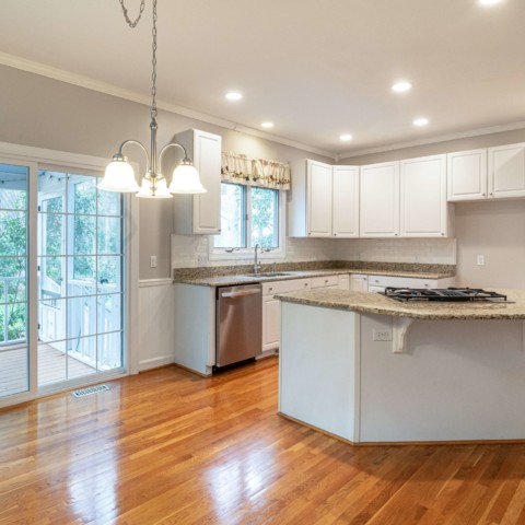 white kitchen cabinet in Newton NJ home