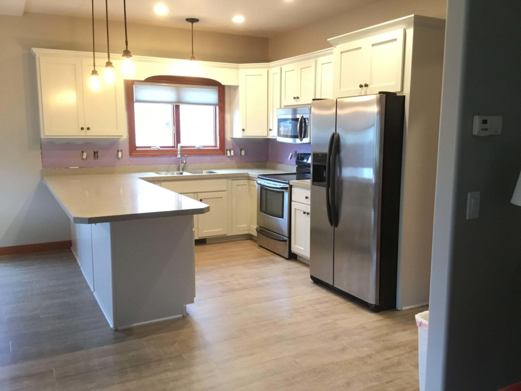 after cabinet refinishing tea sd