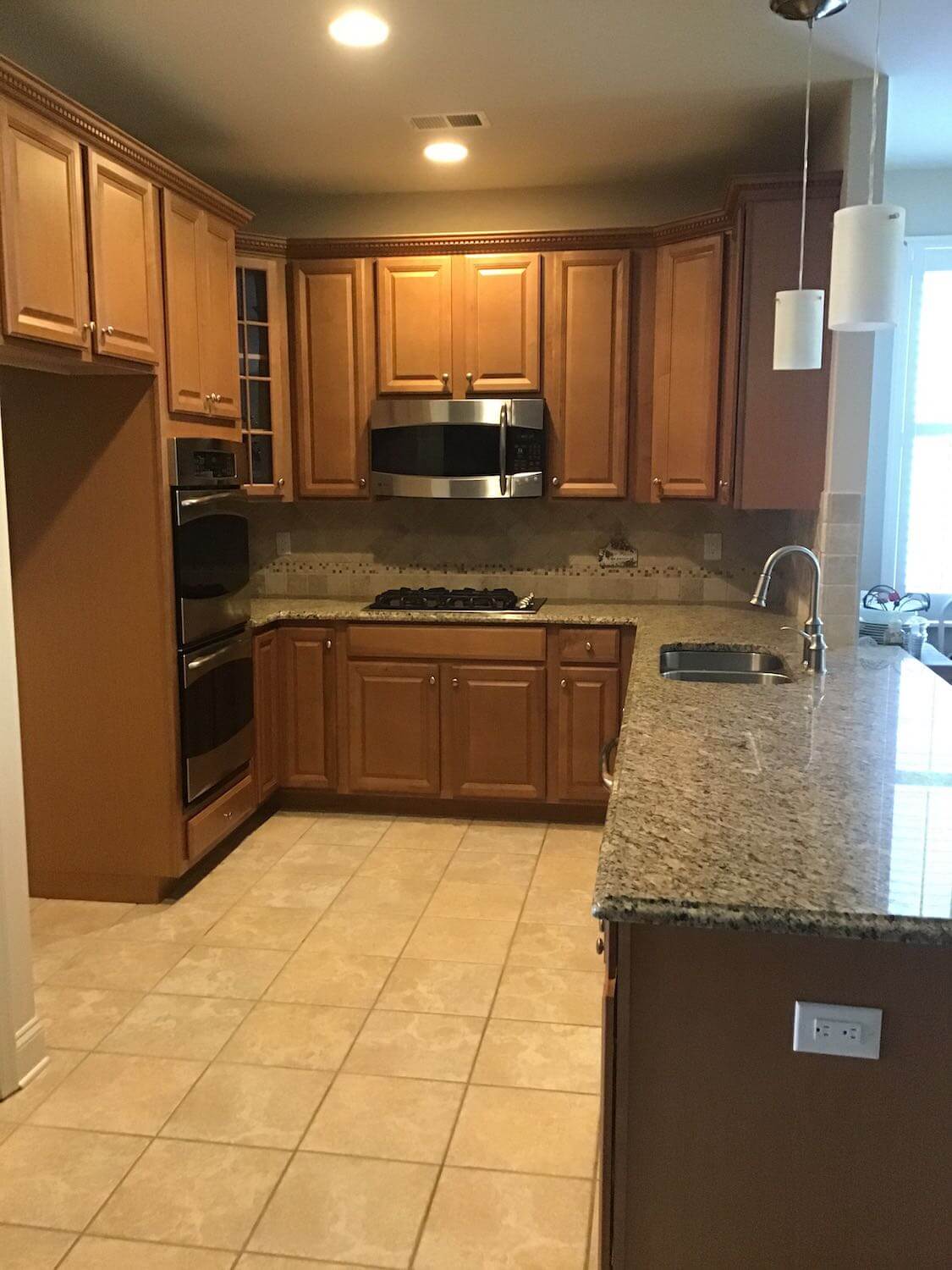 cabinet painting in greenbriar oceanaire community