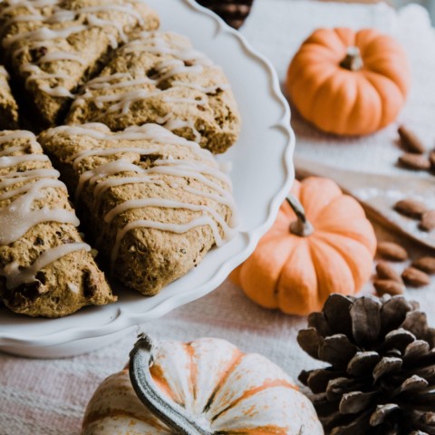 fall dining room table spread