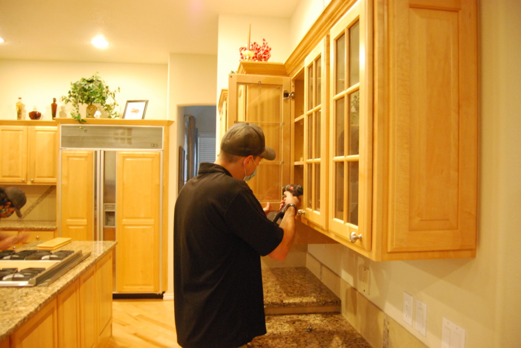 cabinet staining boise