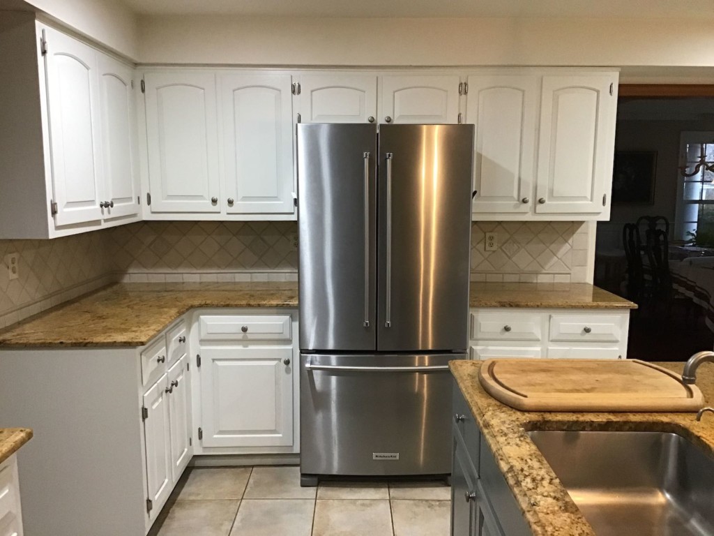 refinishing kitchen cabinets