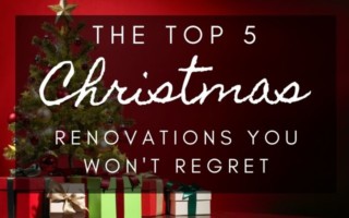 cabinet renovations for christmas