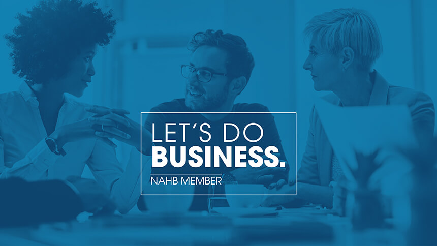 Let's do Business- NAHB member banner