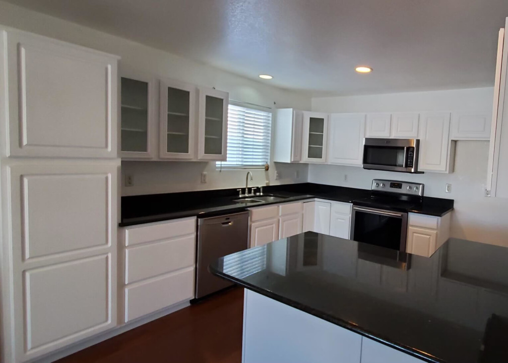 touched up white kitchen cabinets after denver