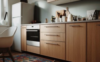 stained wood cabinet refinishing in camarillo