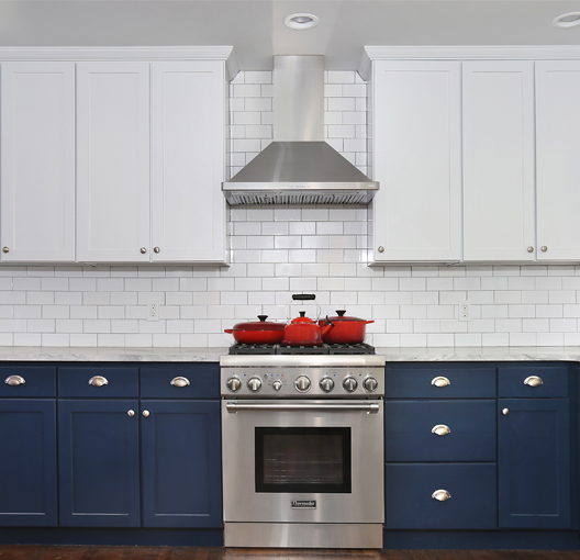 two-toned kitchen cabinets in simi valley