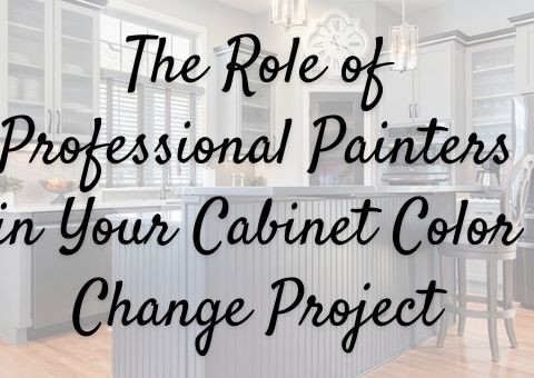 The Role of Professional Painters in Your Cabinet Color Change Project