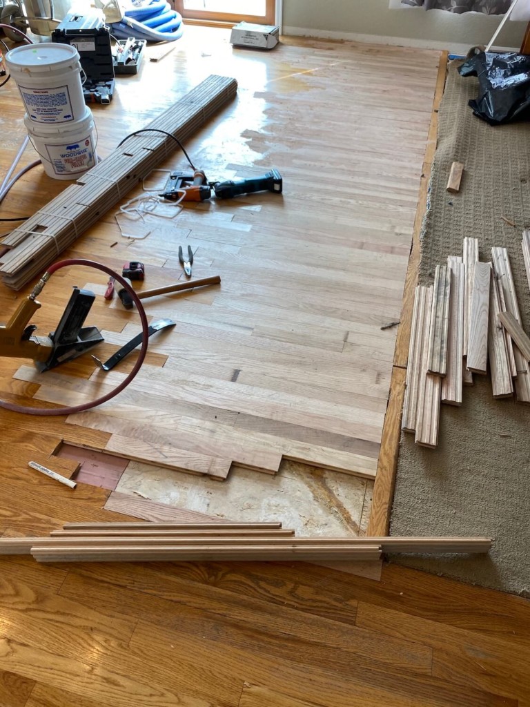 replacing hardwood floor boards denver