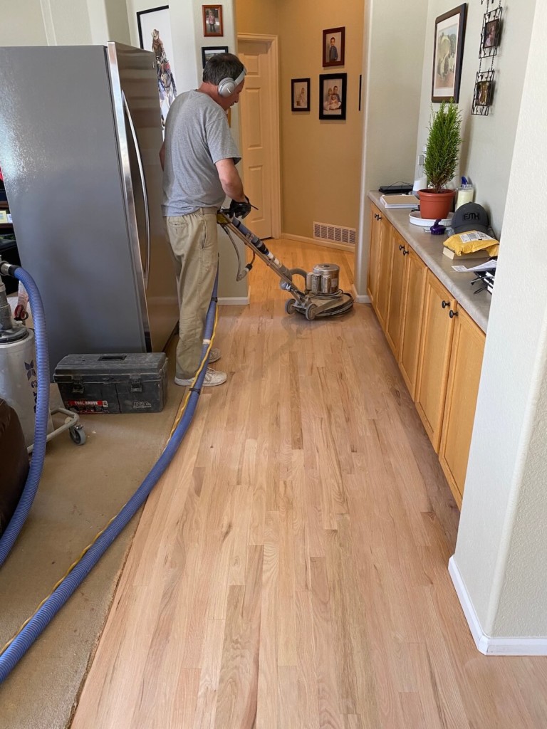 sanding down hardwood floors denver