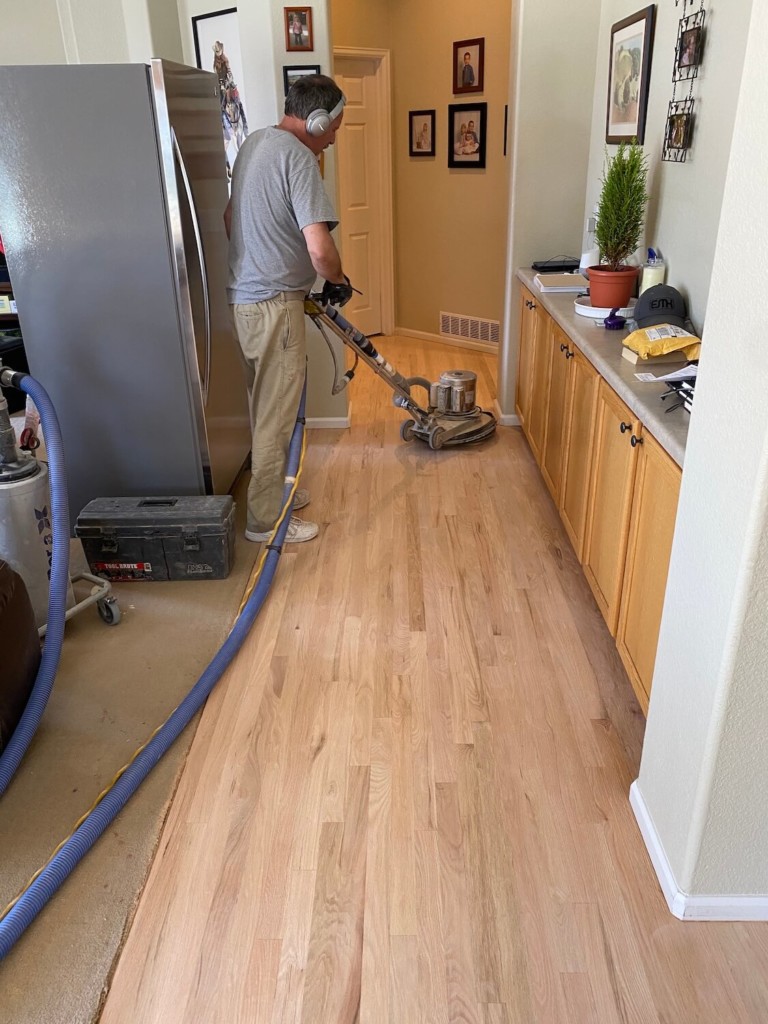 drum sanding hardwood floor westminster