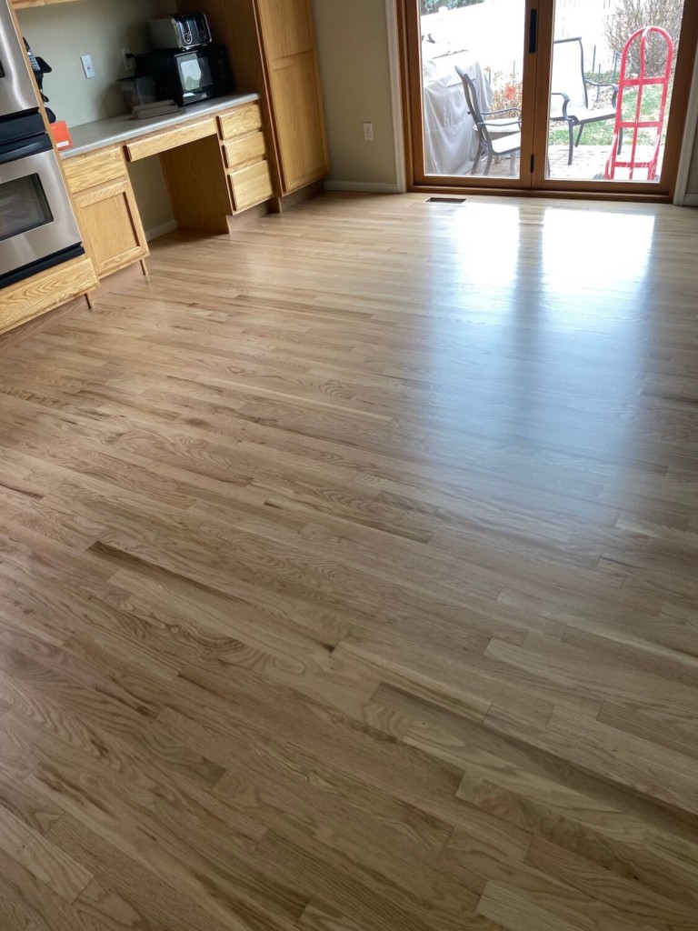 refinished and repaired hardwood floors denver
