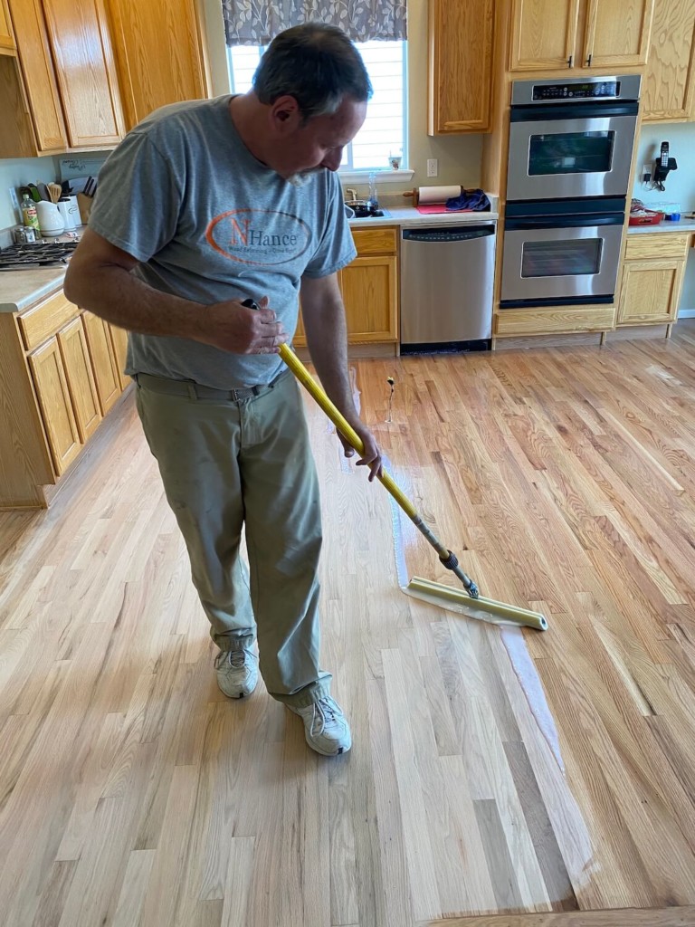 refinishing hardwood floor boulder