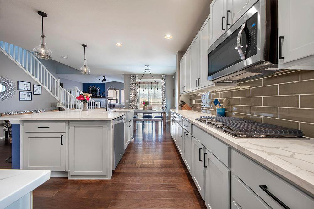 a photo taken after a cabinet refacing in south valley, nm