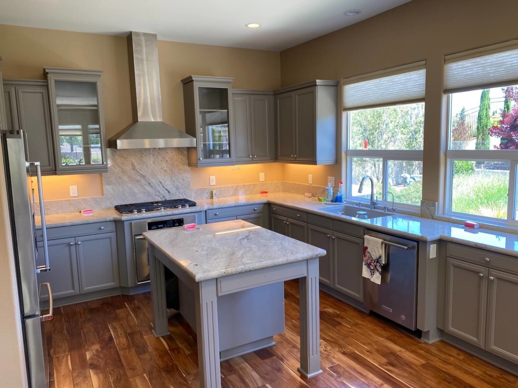 painting your kitchen cabinets with N-Hance of Central Coast