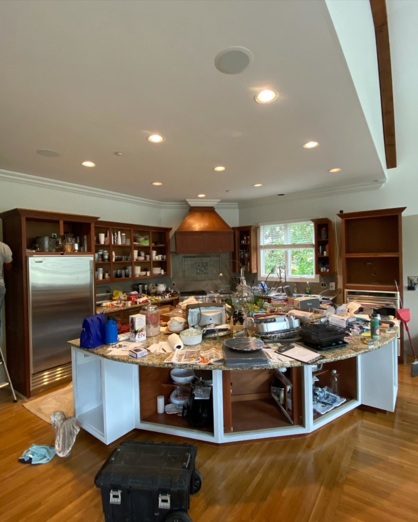 before a cabinet makeover in Birmingham