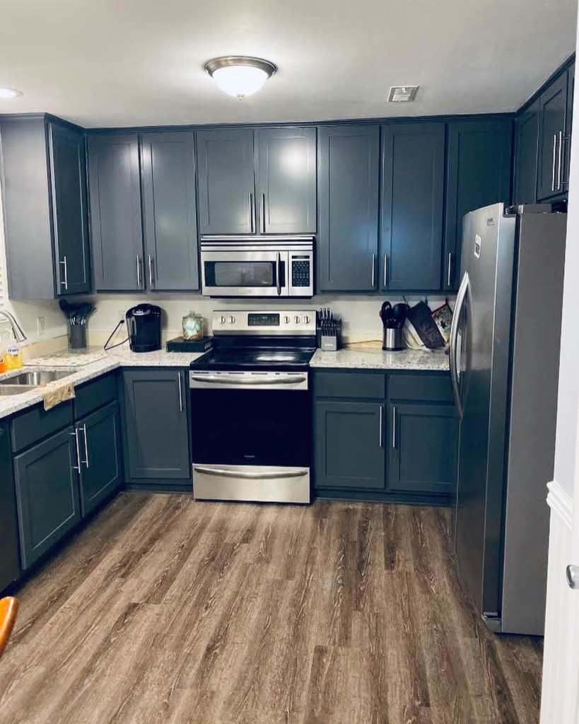 after cabinet door replacement 