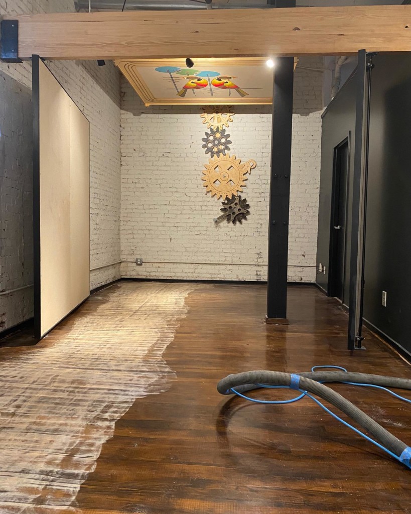 before and after woof floor refinishing