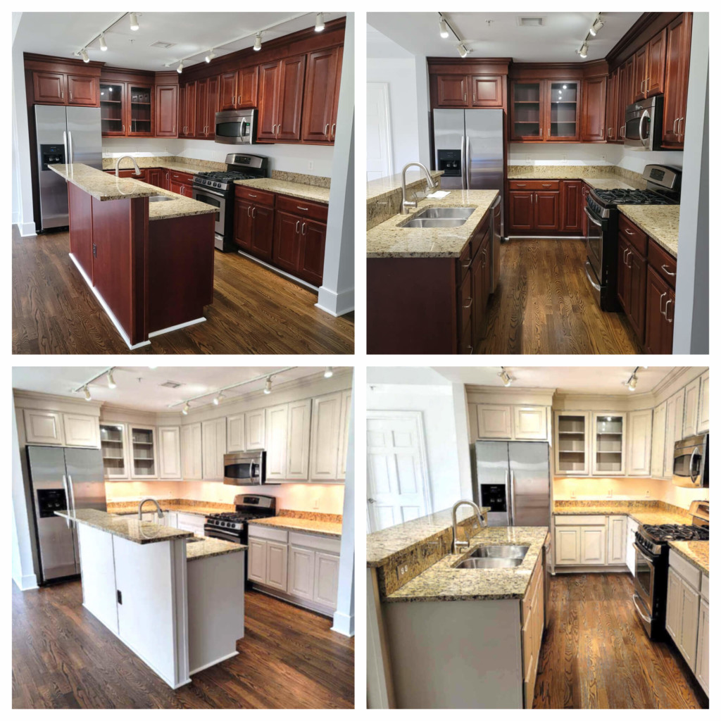 kitchen cabinet refacing before and after