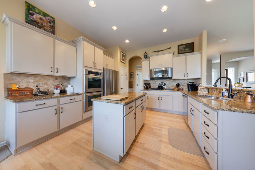 after image light gray kitchen cabinets resurfaced in denver