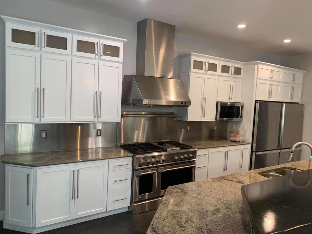 after painting kitchen cabinets