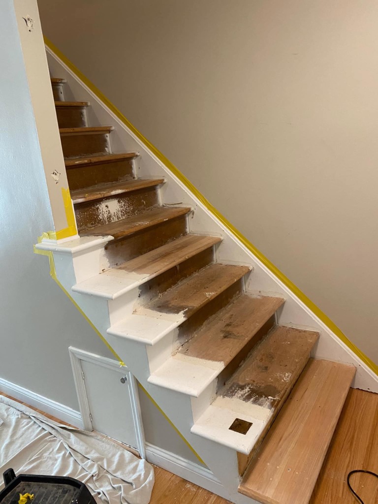 refinishing staircase
