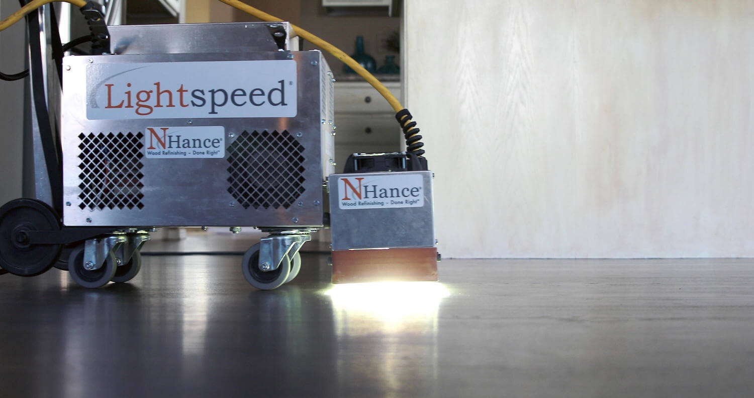 curing the hardwood floor