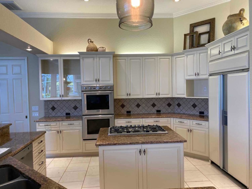 kitchen after cabinet painting in west melbourne fl