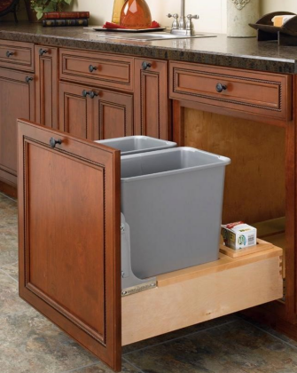 slide out trash can cabinet modification sioux falls