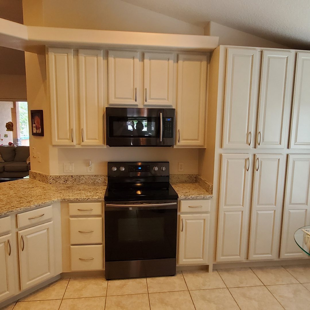 after cabinet refinishing in johns island sc